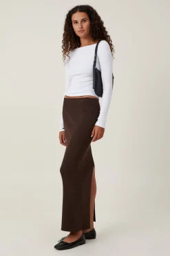 Knit Maxi Skirt