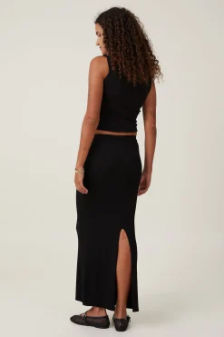 Knit Maxi Skirt