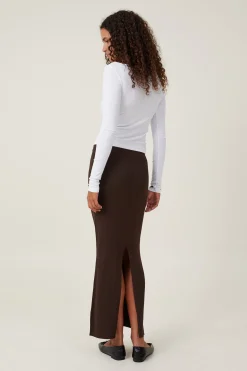 Knit Maxi Skirt