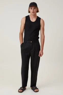 Linen Pleat Pant