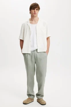 Linen Pleat Pant
