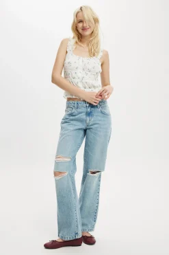 Low Rise Straight Jean