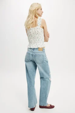 Low Rise Straight Jean