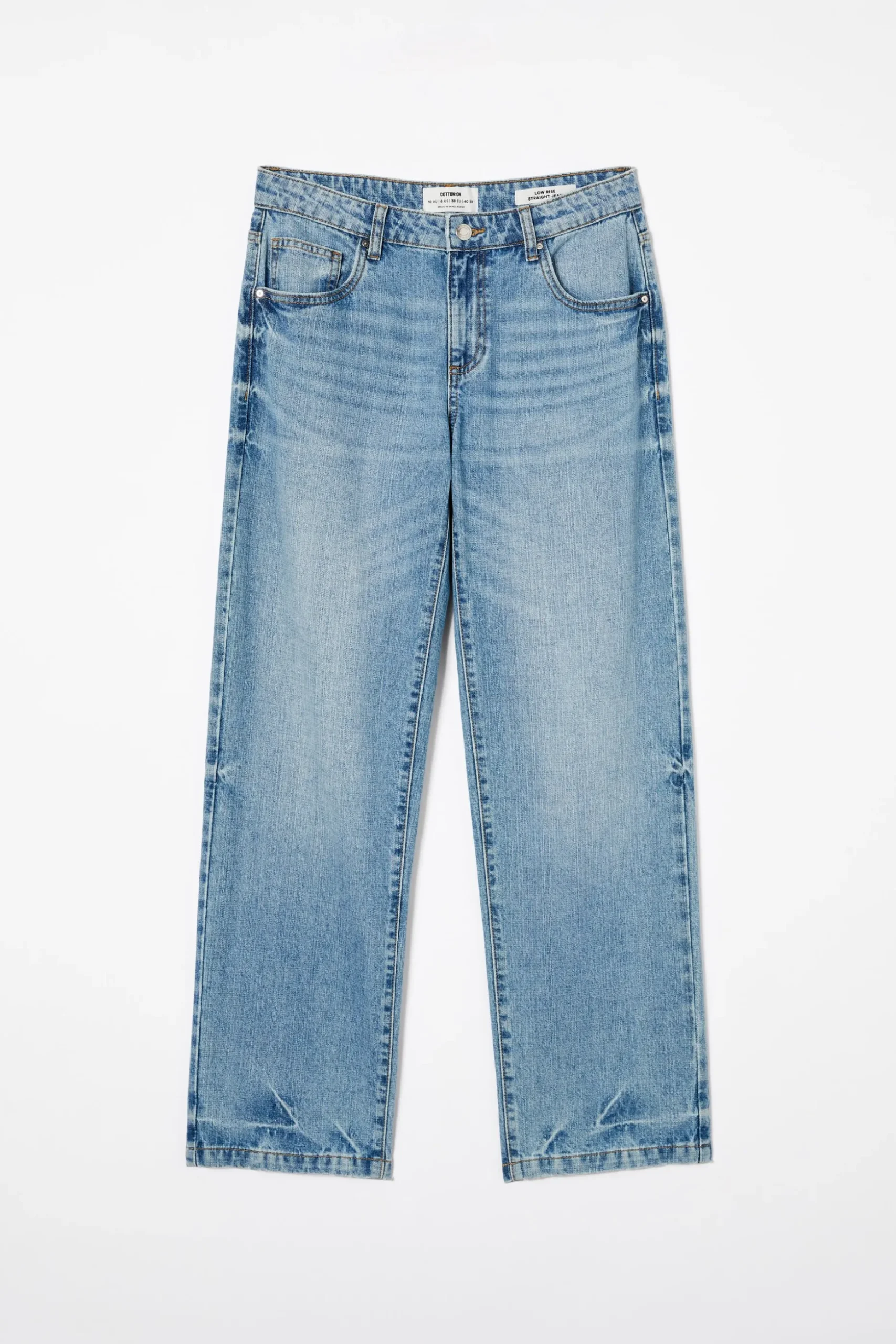 Low Rise Straight Jean