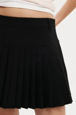 Luis Suiting Pleated Skirt