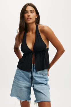 Maggie Tie Front Halter