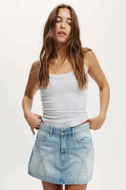 Original Denim Mini Skirt