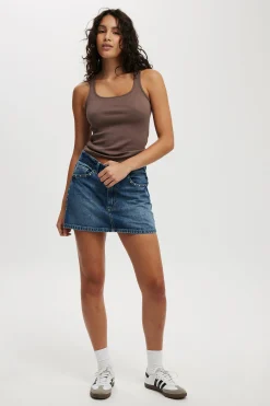 Original Denim Mini Skirt