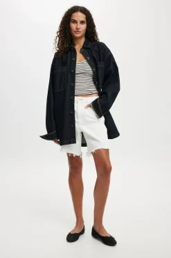 Oversized Denim Shirt