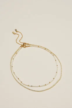 2Pk Beaded Necklace