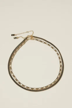 2Pk Fine Chain Necklace