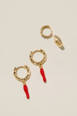 2Pk Mid Earring