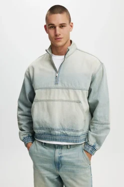 Quarter Zip Oversized Jacket