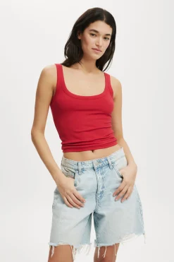 Relaxed Denim Short