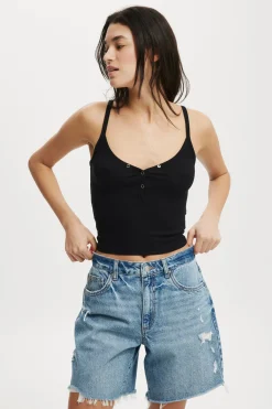 Relaxed Denim Short