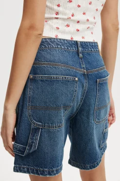 Relaxed Denim Short