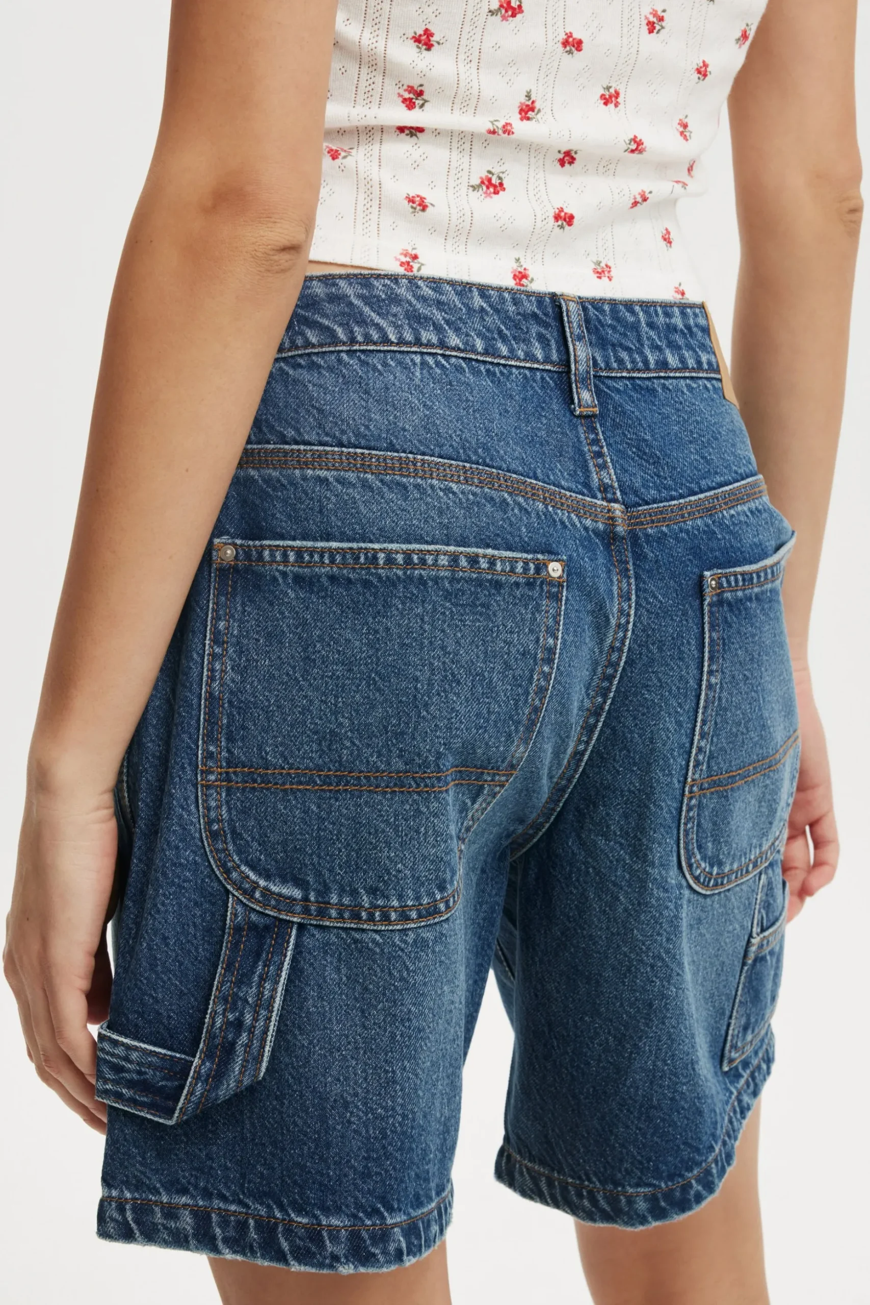 Relaxed Denim Short
