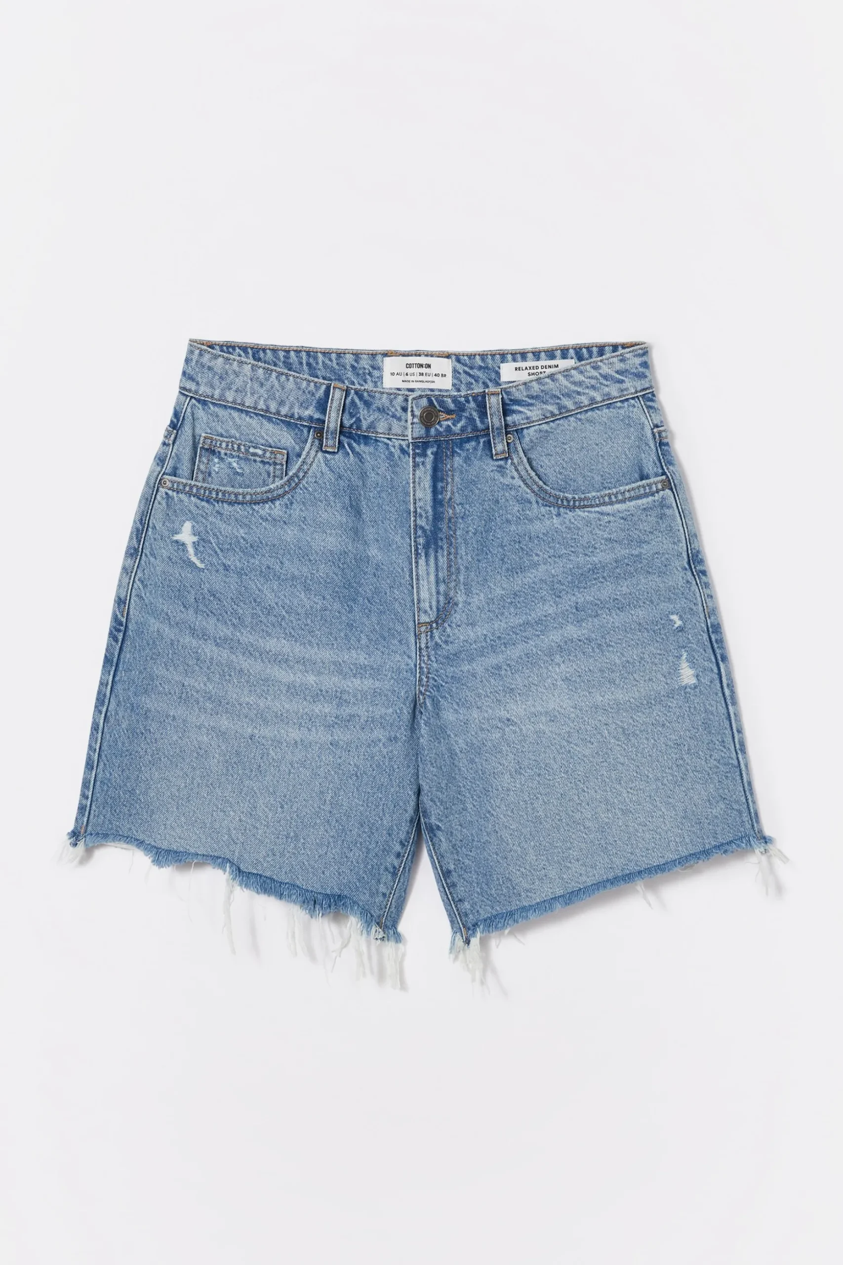 Relaxed Denim Short