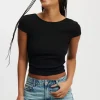 Rosa Low Back Short Sleeve Top