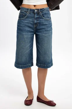 90 S Baggy Denim Jort
