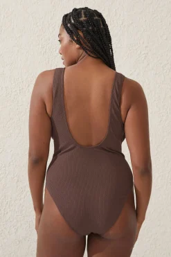 Scoop Back One Piece Cheeky