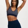 Seamless Plunge Strappy Back Crop