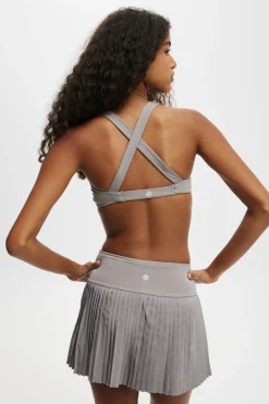 Shaped Pleated Skirt