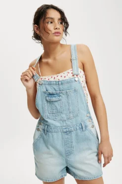 Short Denim Overall