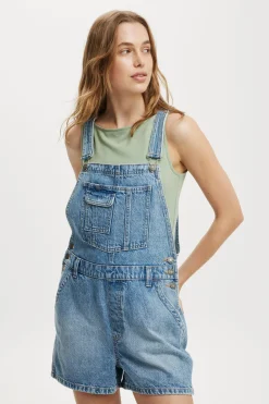 Short Denim Overall