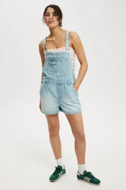 Short Denim Overall