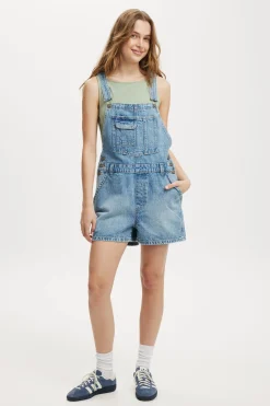 Short Denim Overall