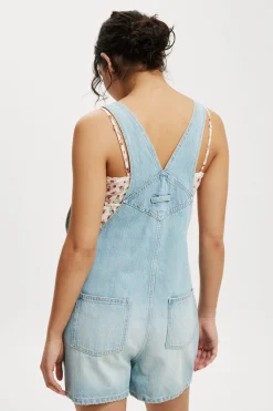 Short Denim Overall