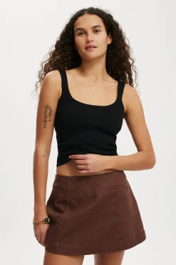Sienna Linen Cotton Mini Skirt