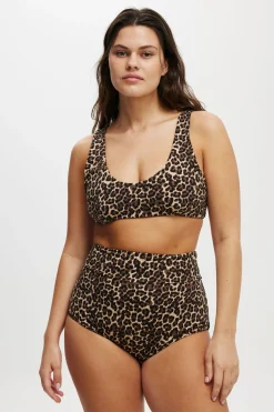 Smoothing Plunge Front Bikini Top