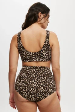 Smoothing Plunge Front Bikini Top