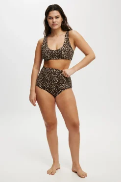 Smoothing Plunge Front Bikini Top