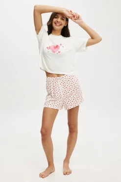 So Soft Short Sleeve Jersey Sleep Set