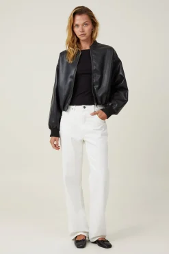 Staple Rib Boat Neck Long Sleeve Top