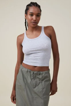 Staple Rib Scoop Neck Tank