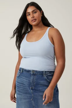 Staple Rib Scoop Neck Tank