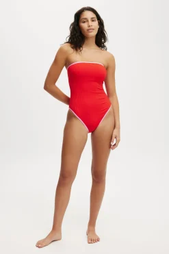 Strapless One Piece Cheeky
