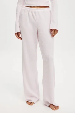 Super Soft Ribbed Straight Leg Pant