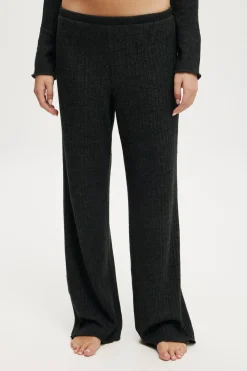 Super Soft Ribbed Straight Leg Pant