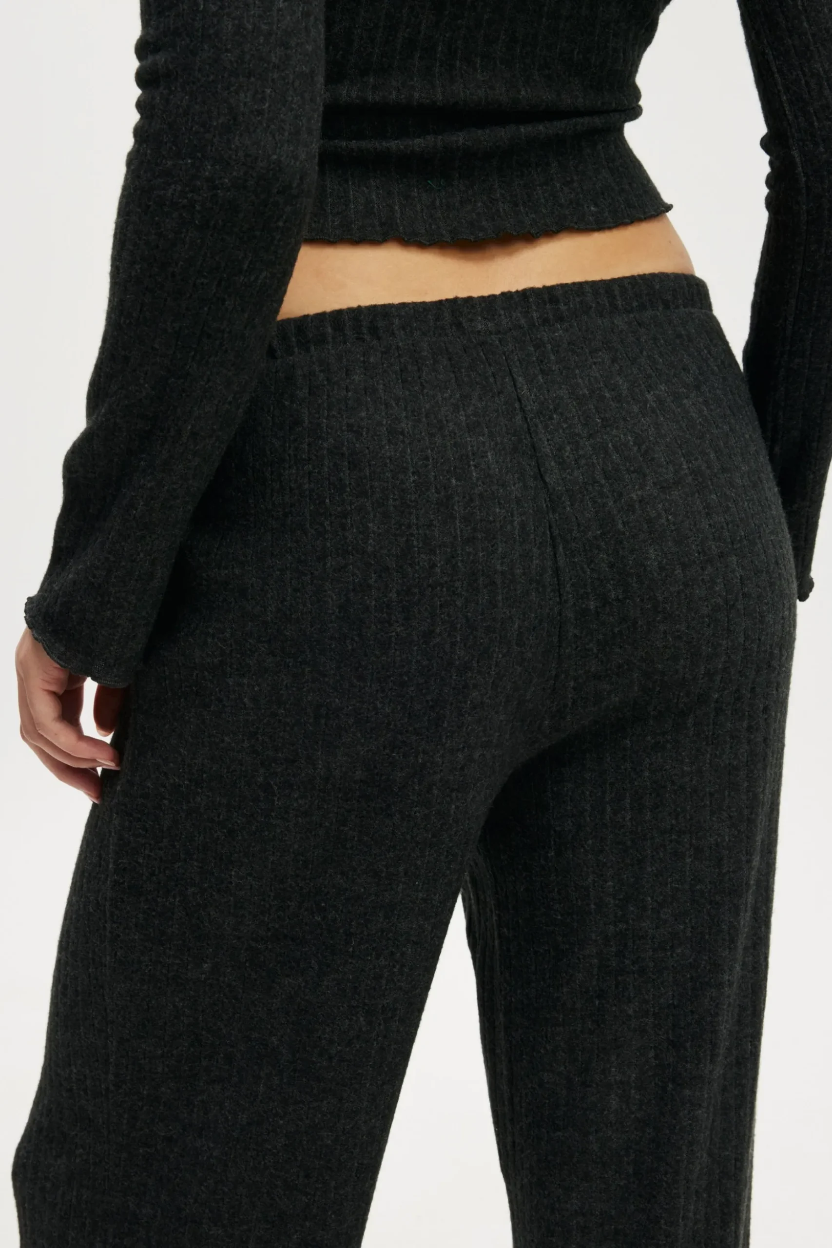 Super Soft Ribbed Straight Leg Pant