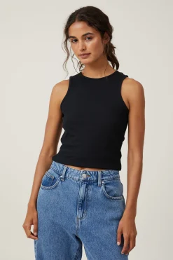 The One Organic Rib Racer Tank