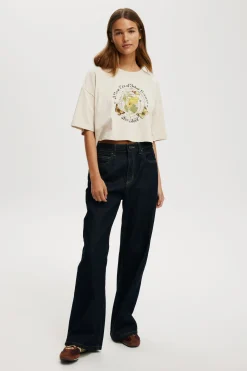 The Oversized Chopped Graphic Tee