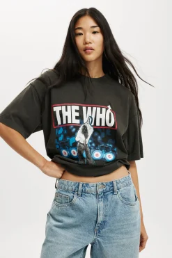 The Who Music Boxy Graphic Tee