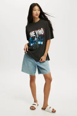 The Who Music Boxy Graphic Tee