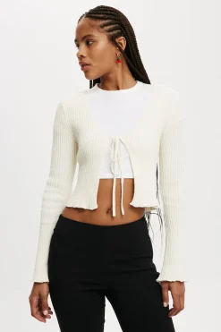 Tie Front Cardigan