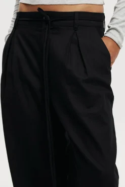 Tie Waist Suiting Pant